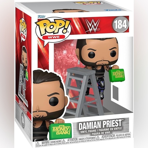 Funko Pop Premium WWE Damian Priest with Ladder and Money in the Bank #184 - Picture 1 of 2